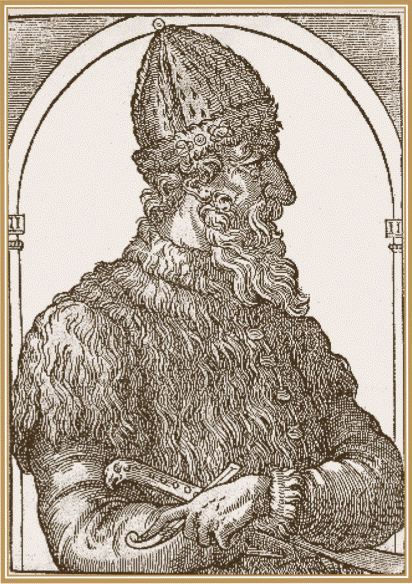 Иван III Васильевич. Гравюра из «Космографии» А. Теве. 1575 г..gif